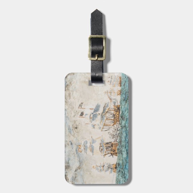 Étiquette À Bagage Bataille de Trafalgar 1805 1998 (Devant Vertical)