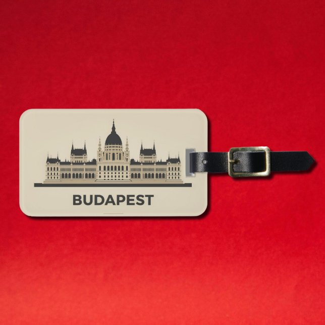 Étiquette À Bagage Bâtiment du Parlement - Budapest  (Créateur téléchargé)