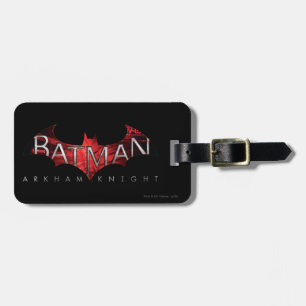 Étiquette À Bagage Batman Arkham Knight Logo rouge