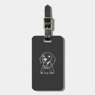 Étiquette À Bagage Beagle adorable