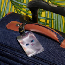 Beau Imaginaire blanc Fluffy Chat