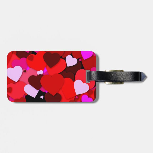 Étiquette À Bagage Beaucoup d'amour (Dos horizontal)