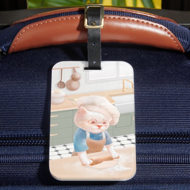 Étiquette À Bagage Bébé Bébé - Cosy Morning Kneading (Insitu Rectoal 2)