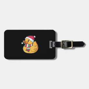 Étiquette À Bagage Belle Canard de canard Noël