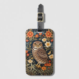 Étiquette À Bagage Belle Chouette bractée William Morris Inspiré