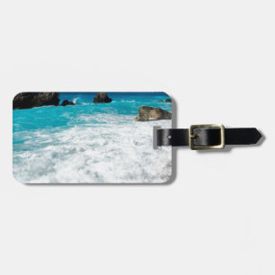 Étiquette À Bagage Belle Eau de Surf de Plage Aloha Mariage Hawaïen