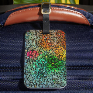 Étiquette À Bagage Belle mosaïque