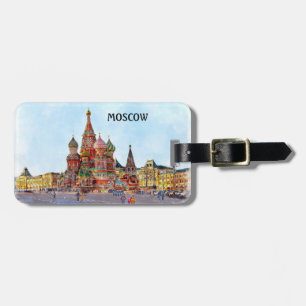 Étiquette À Bagage Belle Moscou