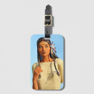 Étiquette À Bagage Belle tenue autochtone amérindienne