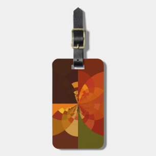 Étiquette À Bagage Belle Terre Art Abstrait Imprimer