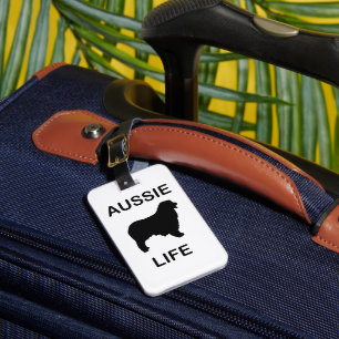 Étiquette À Bagage berger australien vie aussie