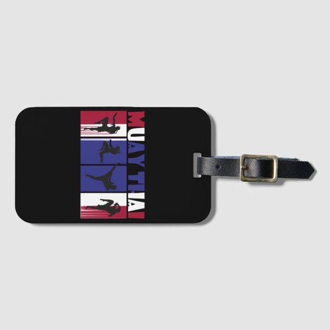 Étiquette À Bagage Best Muay Thai dad (Devant Horizontal)