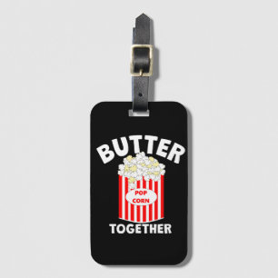 Étiquette À Bagage BEURRE Ensemble Film Popcorn