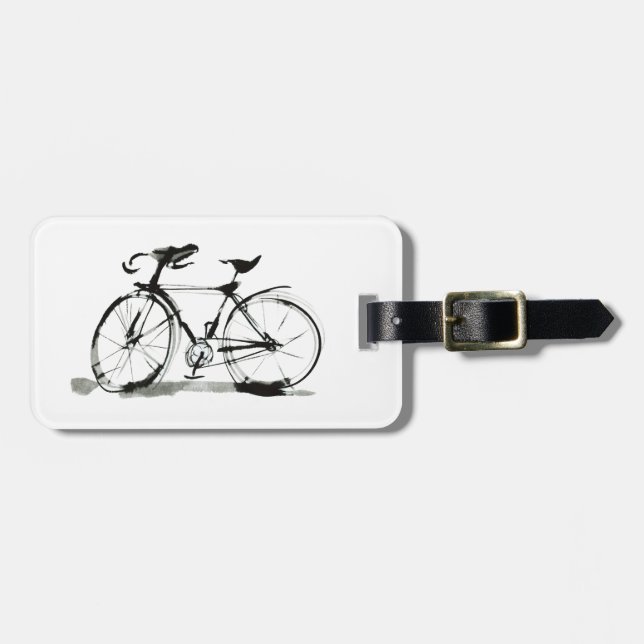 Étiquette À Bagage Bicyclette (Devant horizontal)