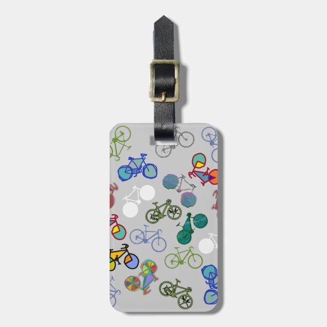 Étiquette À Bagage bicyclettes multiples (Devant Vertical)