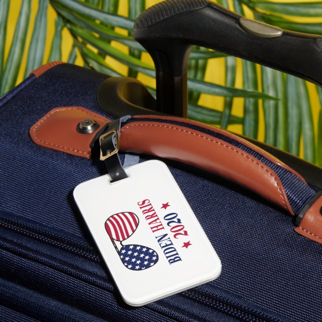 Étiquette À Bagage Biden Harris 2020 (Insitu Rectoal 1)