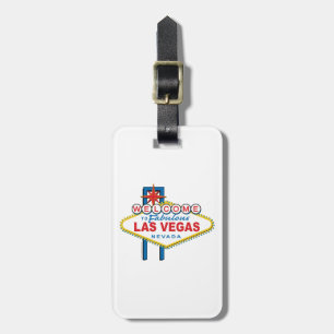 Étiquette À Bagage Bienvenue à Las Vegas