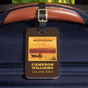 Étiquette À Bagage Bienvenue À Mon Happy Place