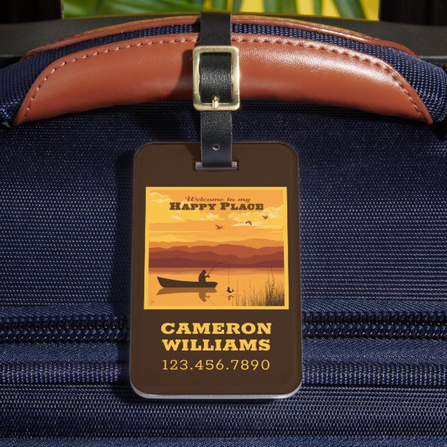 Étiquette À Bagage Bienvenue À Mon Happy Place (Insitu Rectoal 2)