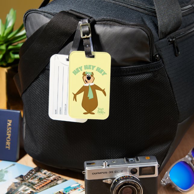Étiquette À Bagage Bienvenue à Yogi Bear (Recto & Verso)