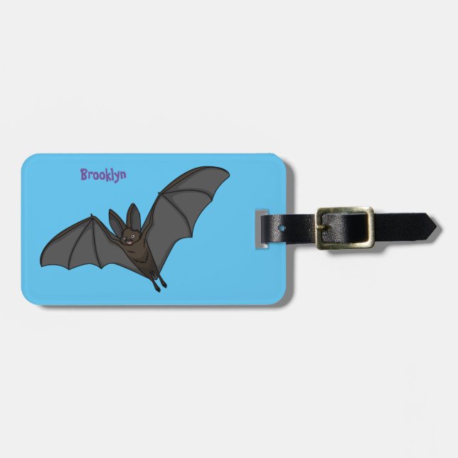 Étiquette À Bagage Big Vampire a demandé de la cartographie (Devant horizontal)
