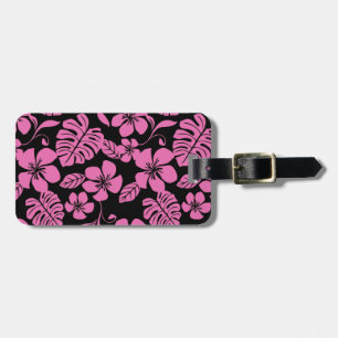 ÉTIQUETTE À BAGAGE BIKINI ROSE (NOIR/ROSE)