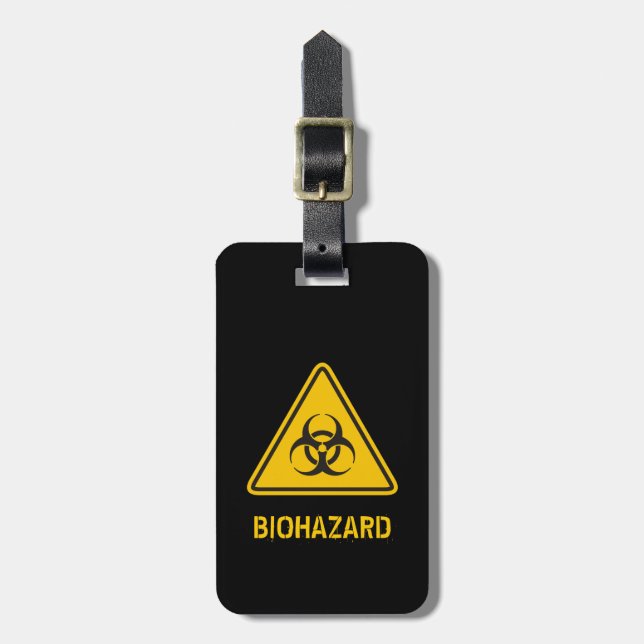 Étiquette À Bagage Biohazard icon (Devant Vertical)