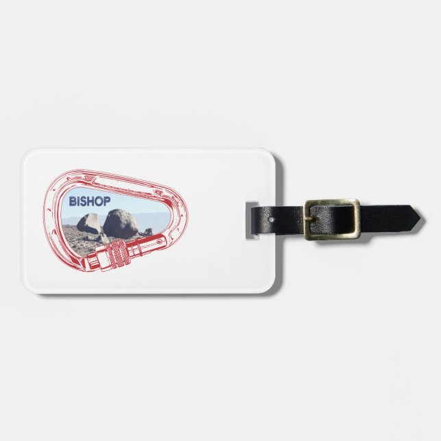 Étiquette À Bagage Bishop Escalade Carabiner (Devant horizontal)