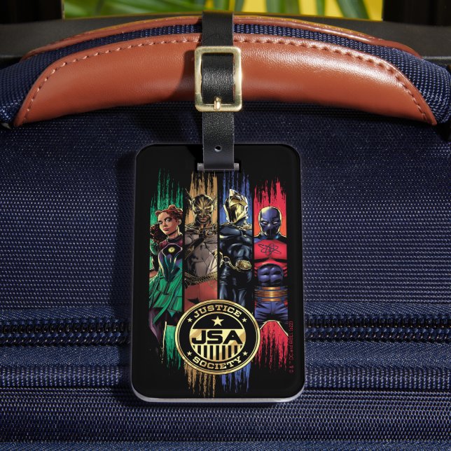 Étiquette À Bagage Black Adam Justice Society Héros en bandes (Insitu Rectoal 2)