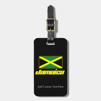 Étiquette À Bagage Black with Jamaica