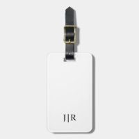 Blanc et Noir I Monogramme Moderne