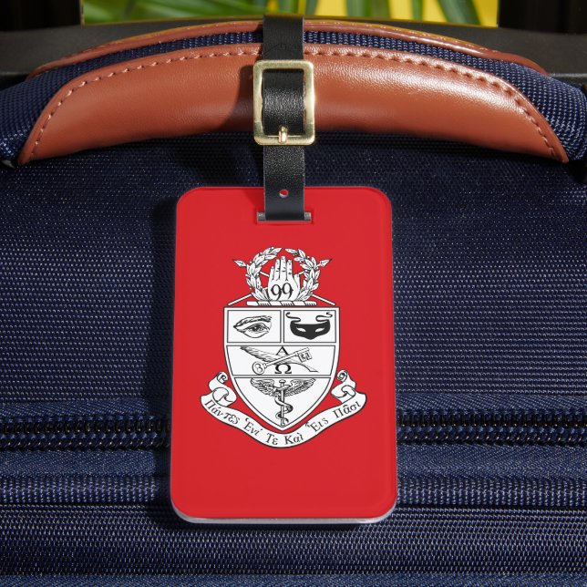 Étiquette À Bagage Blason de Kappa Psi (Insitu Rectoal 2)