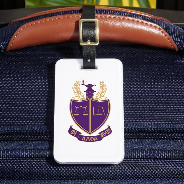 Étiquette À Bagage Blason de la P.A.D. (Insitu Rectoal 2)