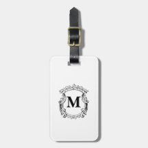 Blason de monogramme élégant personnalisé