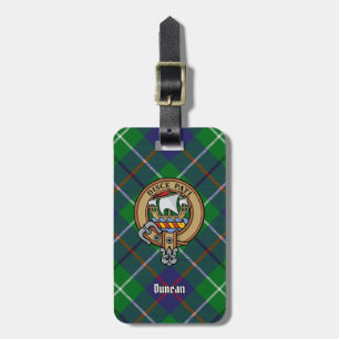Étiquette À Bagage Blason du clan Duncan sur tartan