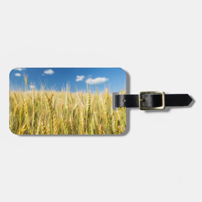 Étiquette À Bagage Blé du Kansas (Devant horizontal)