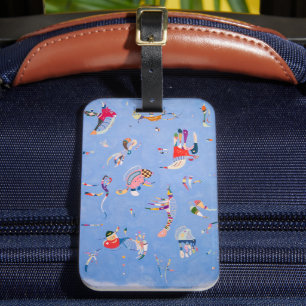 Étiquette À Bagage Bleu ciel Wassily Kandinsky