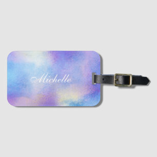 Étiquette À Bagage Bleu et pourpre personnalisés Balise Bagages