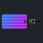 Étiquette À Bagage Bleu et violet personnalisables<br><div class="desc">Balise de bagage Personnalisable Bleu et Violet</div>