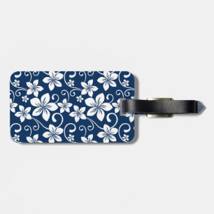 ÉTIQUETTE À BAGAGE BLEU HAWAII (BLEU DE LA MARINE)