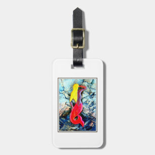 Étiquette À Bagage blonde mermaid