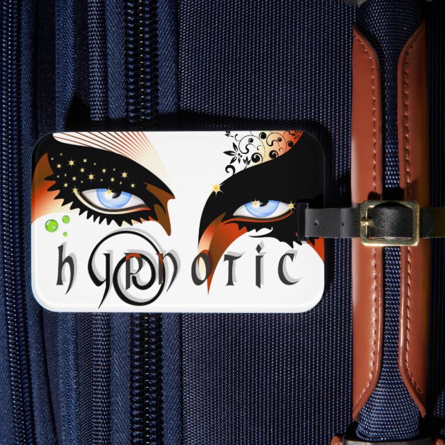 Étiquette À Bagage Blue Eyes Mode maquiller (Insitu Rectoal 4)