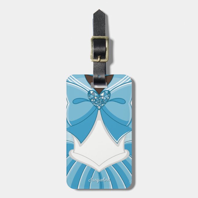 Étiquette À Bagage Blue Magical Girl III (Devant Vertical)