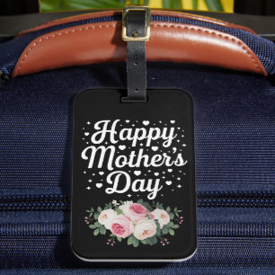 Étiquette À Bagage Bonne fête des mères mignonne Floral Maman grand-m
