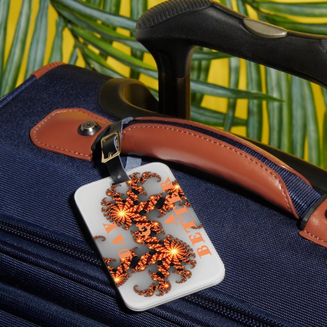 Étiquette À Bagage Bonne journée et meilleure nuit (Insitu Rectoal 1)