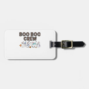 Étiquette À Bagage Boo Boo Crew � Drôles de fantômes d'infirmière Hal