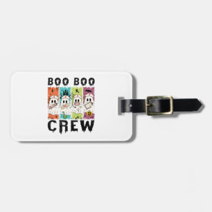 Étiquette À Bagage Boo Boo Crew Infirmière d'Halloween