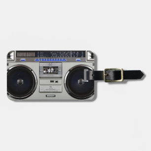 Étiquette À Bagage Boombox Ghetto Blaster