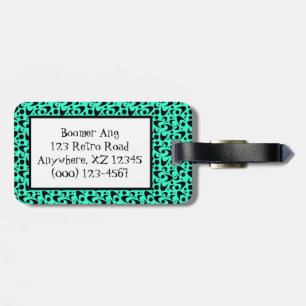 Étiquette À Bagage Boomerangs rétro