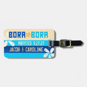 Étiquette À Bagage BORA BORA Groupe d'étiquettes de bagages